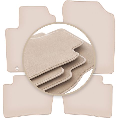 Tapis beiges PREMIUM pour : Hyundai i20 I berline 2008-2014 (1/5)