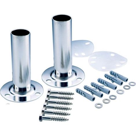Supports d'échelle sur platine, acier inox AISI-316