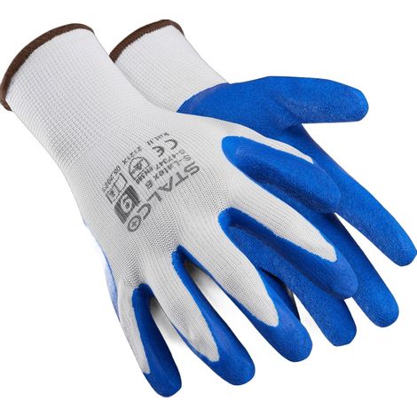 Gants Stalco S-Latex B 7" en polyester de qualité supérieure S-47348 (1/3)