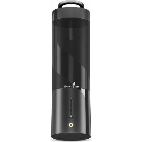 Blender portable rechargeable USB, gobelet mixeur électrique mini pour jus et smoothies, noir (1/5)