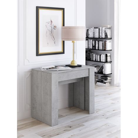 TAVOLO/CONSOLLE MOD. CONSOLA 2 ALL. CM 90X237 BETON (1/3)