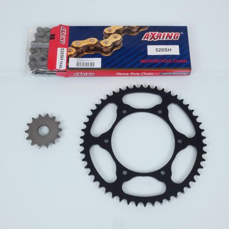 Kit chaîne Axring pour moto Yamaha 400 Wr-F 1999 à 2002 14X50 (1/2)