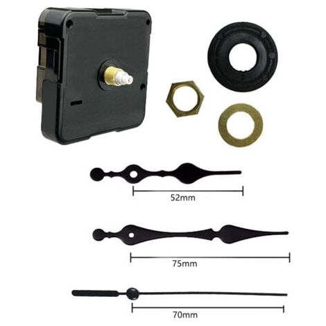 Quarzuhrwerk Uhrwerk Mechanismus Uhr Nadeln Wanduhrwerk Große Zeiger DIY Wanduhr Ersatz Mechanismus Reparatur Ersatzteile