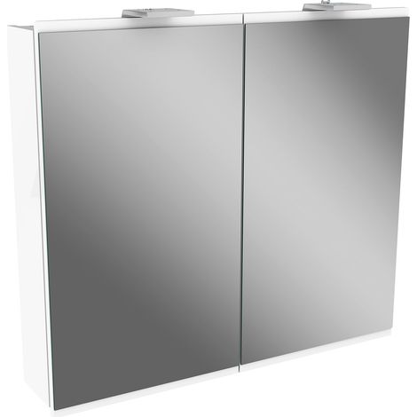 FACKELMANN Lima Spiegelschrank 80cm Korpusfarbe: Weiß Matt (1/3)