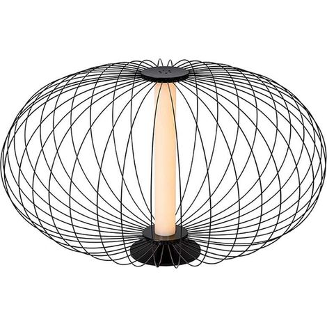 [NEUWERTIG] B-Ware Lucide LED-Tischleuchte Carbony Tischlampe Tischlicht Leuchte Lampe LED schwarz (1/2)