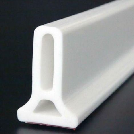 Striscia impermeabile per bagno Enowelir, striscia impermeabile flessibile in silicone, tappo per soglia doccia, separazione tra asciutto e bagnato, striscia sigillante flessibile in silicone, fermafl (1/3)
