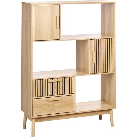 Regal LYNWOOD 140 cm Hellbraun