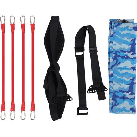 Bande de traction en Latex à haute élasticité, 120lb, sangle d'assistance Anti-casse pour l'entraînement de force, noir (1/5)