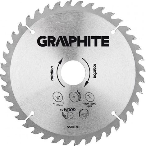 Lame de scie Widia 160 x 20 mm, 30 dents