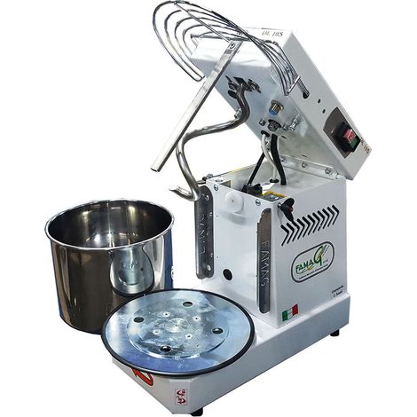 Impastatrice a Spirale Ribaltabile Vasca Estraibile 8Kg 400W Famag IM 10S