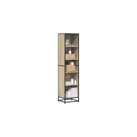 Bibliothèque chêne sonoma 40x35x170,5 bois d'ingénierie (1/5)