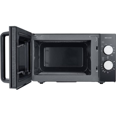 [GEBRAUCHT] B-Ware Severin MW 7762 Mikrowelle Schwarz Edelstahl 800 W Grillfunktion Aufwärmgerät (1/2)