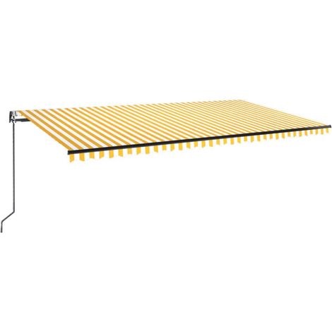 Maison Exclusive - Markise Automatisch Einziehbar 600x350 cm Gelb