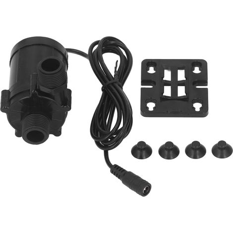 Pompe de surpression 12V 30W sans balais, débit 13L/min, hauteur 12m, silencieuse pour chauffe-eau et système d'eau (1/5)