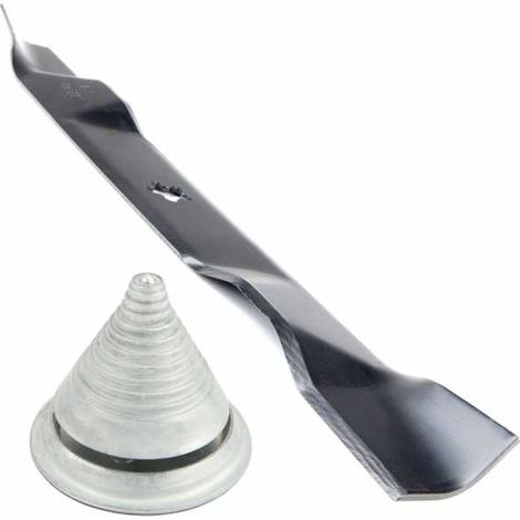 Lame tondeuse pour AYP Bernard Husqvarna 53 cm avec cône équilibreur (1/5)