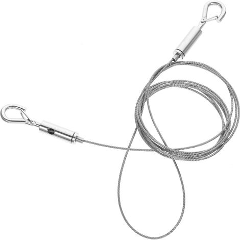 Cordon en acier inoxydable robuste pour accrocher des cadres photo et (1/5)