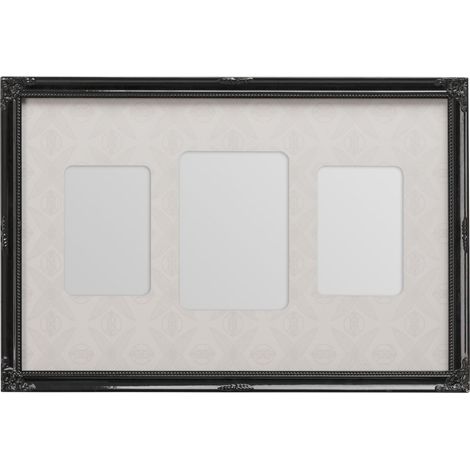 Premier Housewares Black 3 Photo Multi Photo Frame
