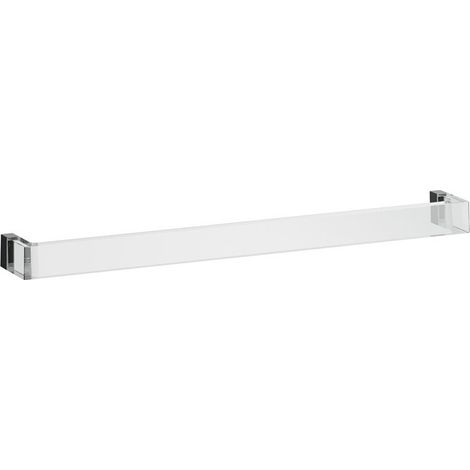Porte-serviettes KARTELL 600 x 75 x 40 mm cristal clair LAUFEN