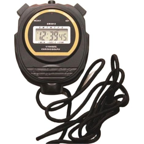 Chronomètre Électronique Sport Fitness Minuterie Course Athlétisme Entraînement Natation Arbitre Chronomètre (1/2)