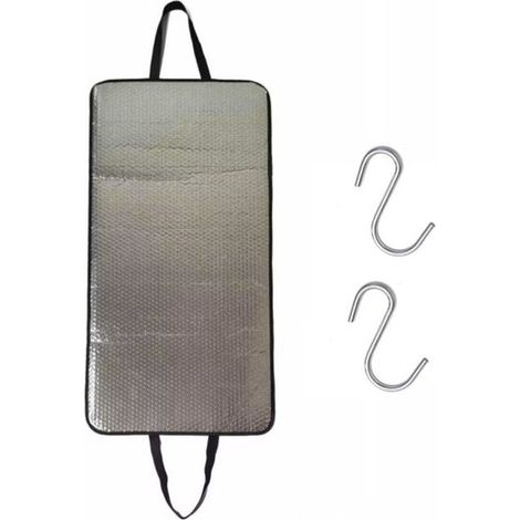Cubierta de 100 x 45 cm para protección solar en aires acondicionados exteriores，Cubierta impermeable de papel de aluminio，Resistente al polvo (1/5)