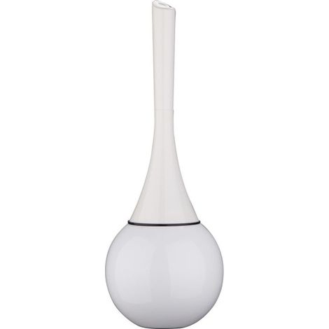 White - Toilet brush, stainless steel toilet brush holder and toilet brush (1/3)