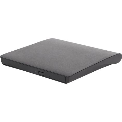Boîtier de lecteur DVD externe avec double port USB 3.0 Type C de 9,5 mm, transmission stable de 5 Gbit/s, compatible avec les ordinateurs de bureau et portables SATA. (1/4)