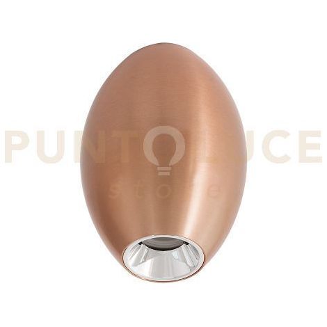 GSO153 SOLO DIFFUSORE PER SOSPENSIONE O PLAFONIER COMPONIBILE LED 3000K 737LM 10W BRONZO OPACO