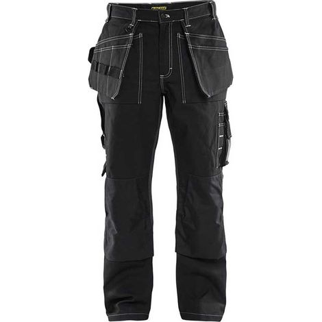 Pantalon de travail artisan 1530137 - Noir 3XL - FR(54) - SE(C60) - Courtes (1/5)