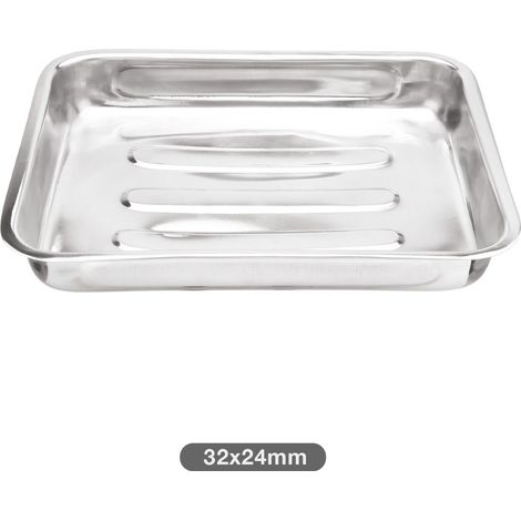 Teglia da forno in acciaio inox 37x28cm