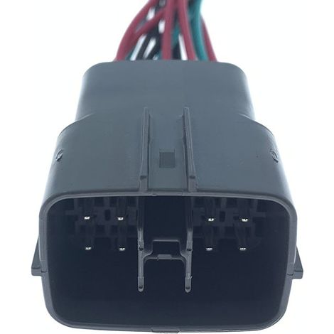 6181-0629/6189-7262 is a single plug connector for Mazda headlight wiring harnesses, model DJ7142-1.5-11.