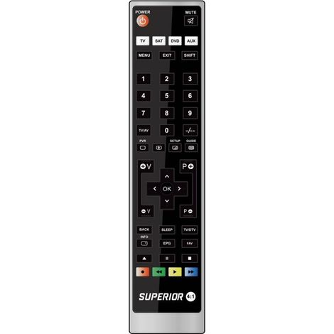 4:1 SUPERIOR TELECOMMANDE UNIVERSELLE 4 EN 1 (TV/SAT/DVD/AUX)