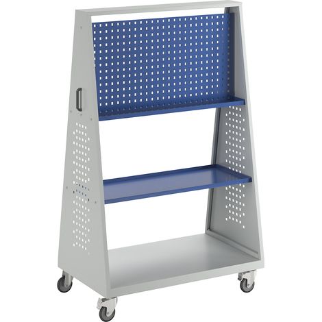eurokraft basic, Chariot à outils et d'atelier, 2 plaques