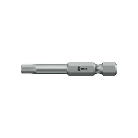 Wera Bit-Einsatz 840/4Z 1/4" sechskant 2.0/89 mm Innensechskant Bit für Innensechskantschrauben