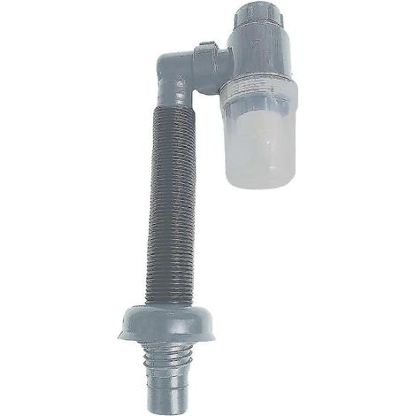 Accessoires de cuisine en forme de P, plomberie, tuyau d'évier, canalisation de lavabo, désodorisant pour évier-Gray (1/5)