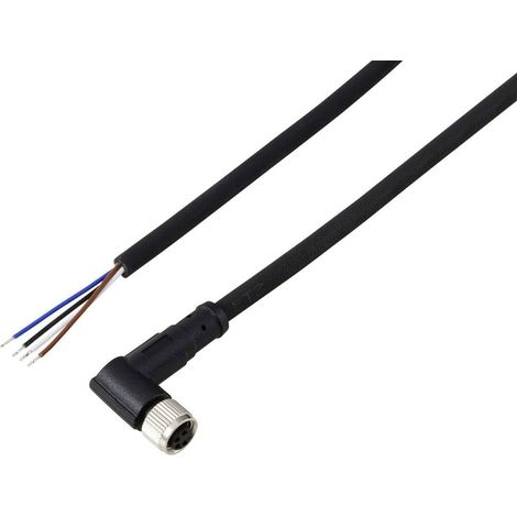 TRU COMPONENTS TC-13751828 Câble de raccordement M8 x 1 femelle, coudé 5 m Nombre de pôles: 4 1 pc(s) (1/3)