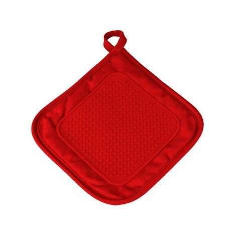 Manique de cuisine avec protection silicone Cuistot Rouge (1/3)