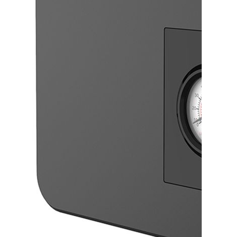Gonfleur de pneu 12V compresseur d'air numérique avec affichage LED, pompe portative avec éclairage pour voiture, noir, manomètre à aiguille (1/3)