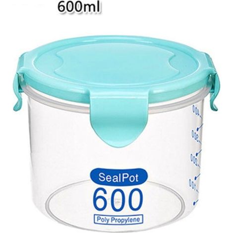 Boîte De Rangement Pour Aliments - Contenant Hermetique En Plastique - Cuisine Pantry Conservation - 1000 Ml (1/2)