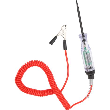 Testeur de circuit électrique automobile, plage de tension DC 3-36 V, câble flexible de protection et d'isolation durable pour applications automobiles. (1/5)