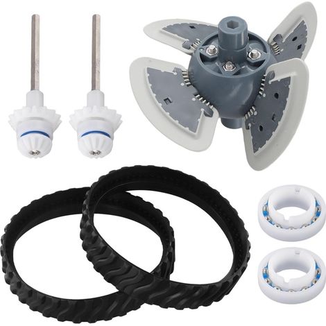 1 Kit De Réparation Robot Piscine Zodiac Baracuda MX8 MX6 Moteur Rails Arbres Roulements Entretien