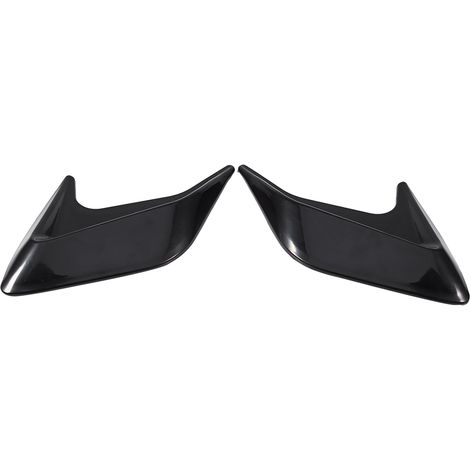 2x Dekorative Lufteinlässe für die Motorhaube, universeller schwarzer DIY-Luftstromlüfter (1/5)