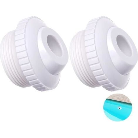 Pool jet buses - SH - 2 pieces - Adjustable ABS - White