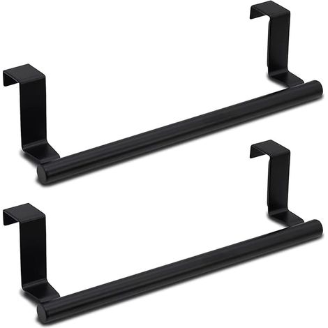 Door Tea Towel Holder, Practical Bar, Bath without Drilling, Suitable for Kitchen, Bathroom Etc