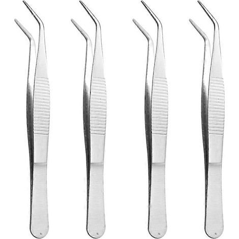 Lot de 4 pinces médicales, pinces de précision pour broderie, pinces scientifiques (1/5)