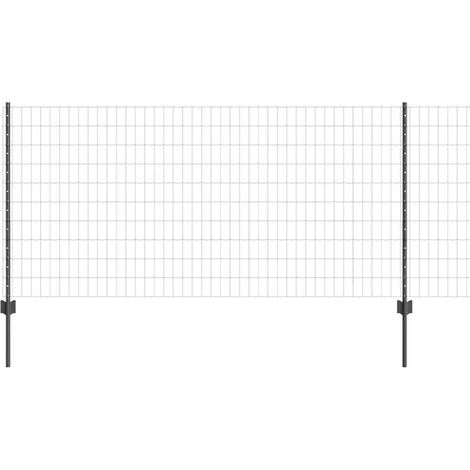 Maison Exclusive - Geschweißter Drahtzaun 25 x 1 m (B x H) PVC-be