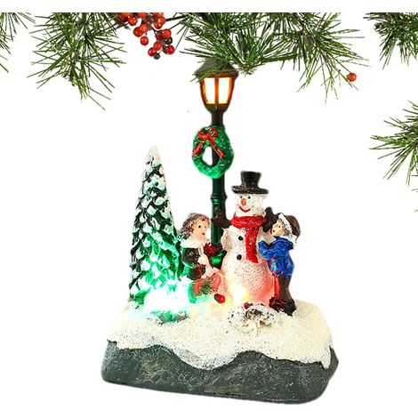 Christmas Village Houses LED Christmas Scene House For Festive Holiday Decor Glowing Village House Ornament Résine LED Christmas Village Decoration For Desktop & Holiday Displays (1/5)