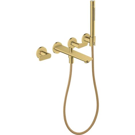 Axor Citterio C - Miscelatore vasca incasso, installazione a 4 fori, con accessori, aspetto oro lucido 49481990 (1/2)