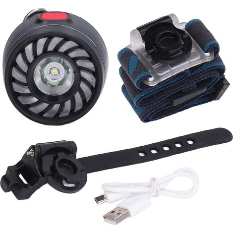 USB-wiederaufladbare Stirnlampe, 7 Leuchtmodi, wasserdicht nach IPX4, ideal zum Wandern und Campen (1/5)