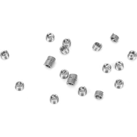 50 Stück Gewindeeinsätze, Gewindereparatur-Schutzhülsen, Reduziermuttern, Befestigungselemente M1,6 x 0,351,5D (1/5)
