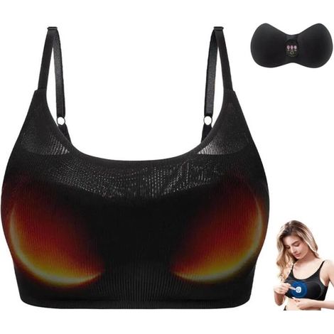 Reggiseno massaggiante, massaggiatore per il seno, massaggiatore elettrico per il seno, reggiseno riscaldato da donna con 3 modalità (1/4)